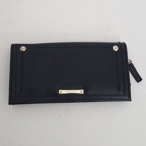 Women's Joe's Jeans Wallet Black Credit Cards, Zip Pouch, Change pouch